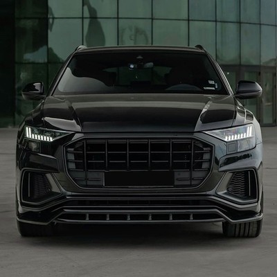 Frontlippe Spoiler Lippe Schwert Frontspoiler ABS Glanz für AUDI SQ8 4M + Q8 S-L