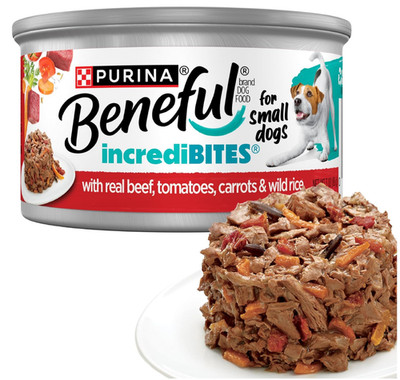 Purina Beneful Small Breed Wet Dog Food in Gravy, 3 Ounce (Pack of 12)