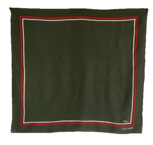 Foulard Carré En Soie FISBA STOFFELS Vintage - Bleu - 65x65 Cm - Accessoire Femme élégant
