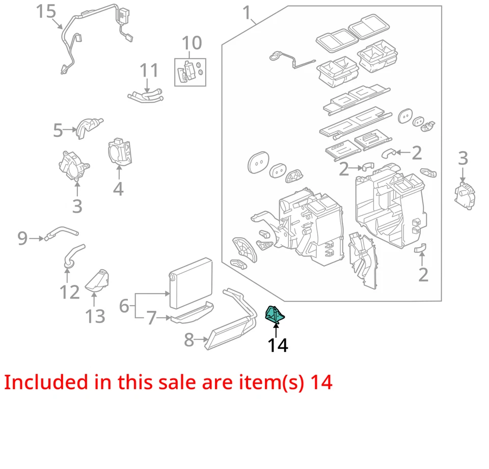 ADEQUADO PARA 2004-2009 CADILLAC SRX DUCT FLR FRT AIR OTLT LH 19129863 - NOVO FABRICANTE DE EQUIPAMENTO ORIGINAL - Imagem 2 de 3