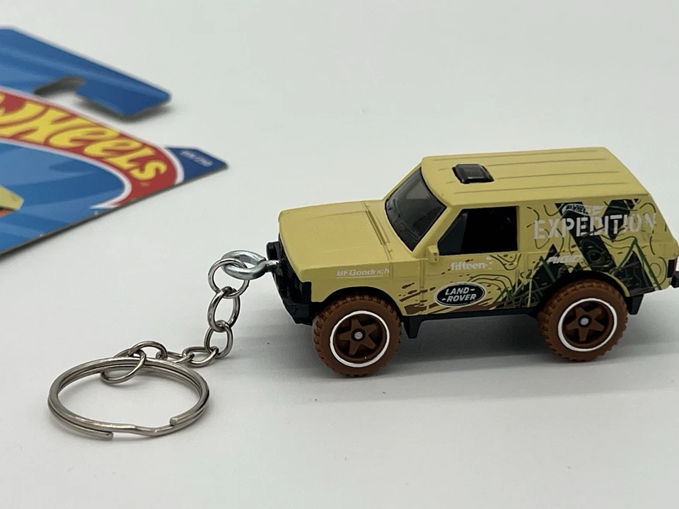 1970-1996 Land Rover Classic 4 x 4 внедорожник производительность грузовик 1/64 брелок кольцо - Изображение 3 из 4