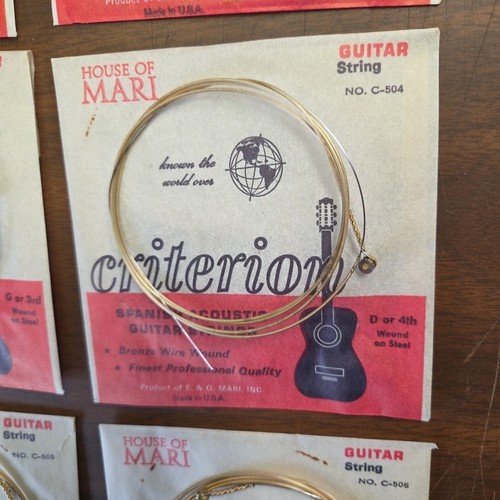 Criterion Spainish Acoustic Guitar 8 Strings House Of Mari Bronze C500 10-50 NOS - Afbeelding 11 van 16
