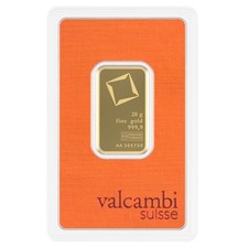 20 gram Valcambi Gold Bar .9999 Fine Gold Bar (In Assay) #A718 4573.98 per troy oz