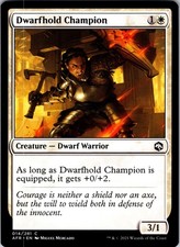 Dwarfhold Champion 14 Adventures in the Forgotten Realms Magic: The Gathering LP