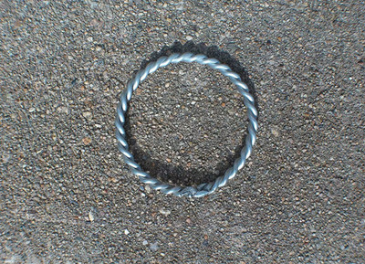 Pure Zinc Tensor Bangle