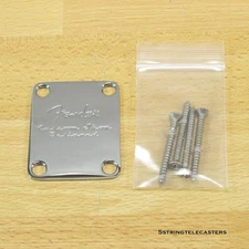 Fender Custom Shop Designed Stratocaster Telecaster Neck Plate RARE! w/Screws
