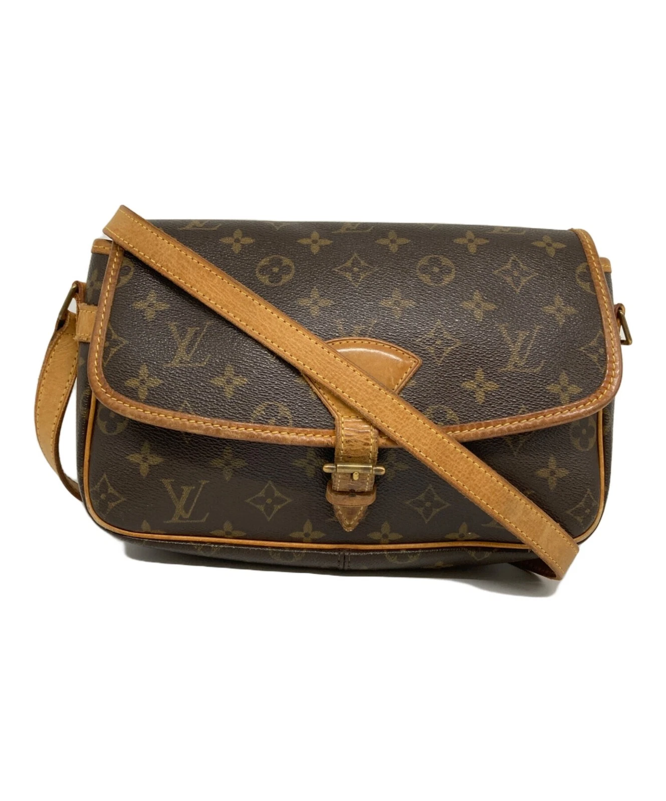 Vuitton — Louis Vuitton Monogram Salone M42250 Coated Canvas Brown Bag #TFB2823