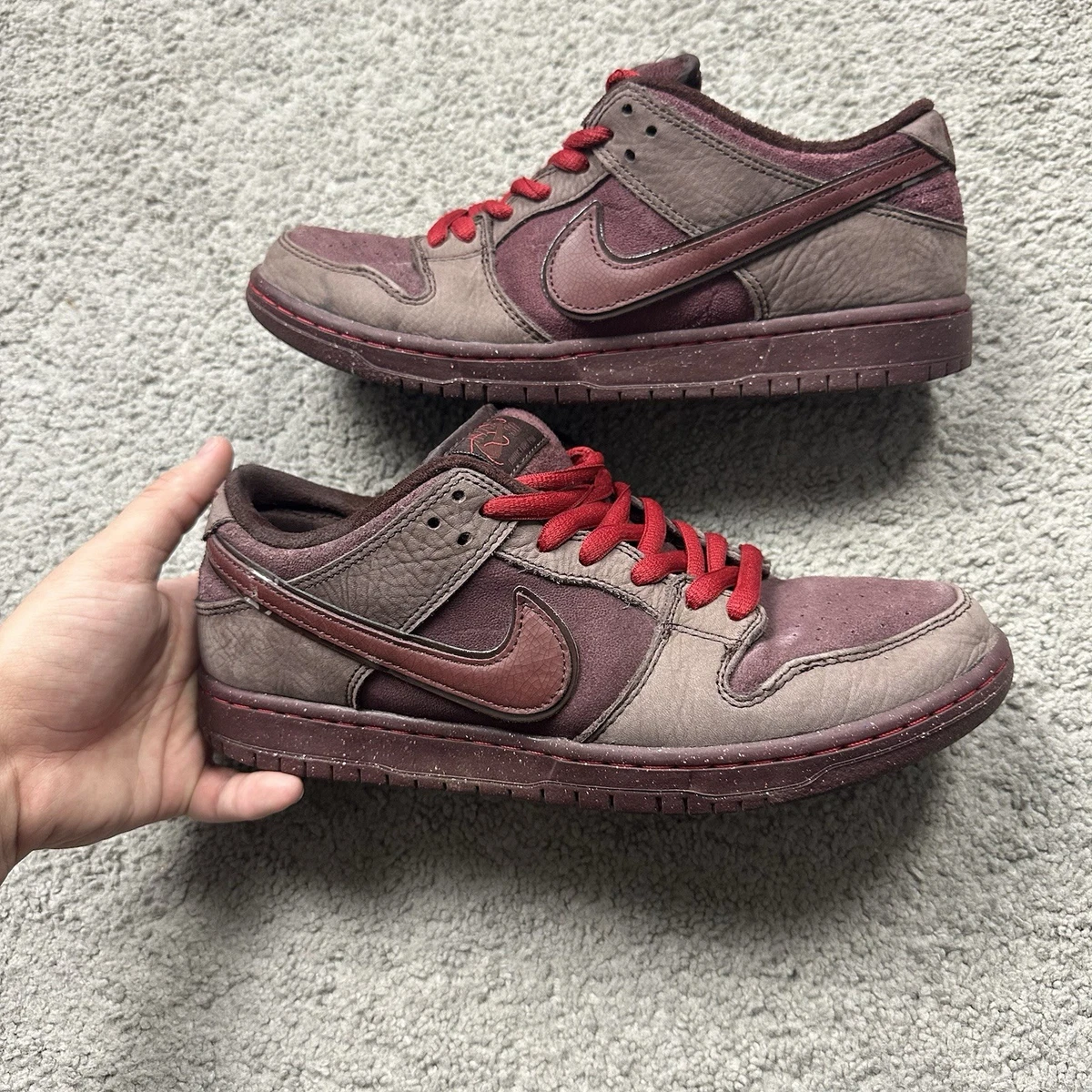 Nike Dunk Premium Low Burgundy Crush for Sale | Authenticity
