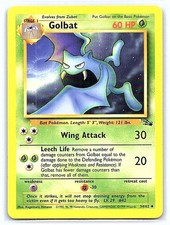 Golbat Unlimited Uncommon Fossil 34/62 LP on eBay