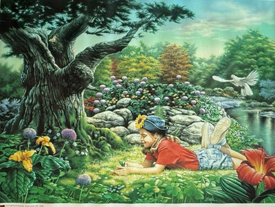Mustard  Seed Faith by Bruce Eagle Printed Giclee Signed Numbered 192/103