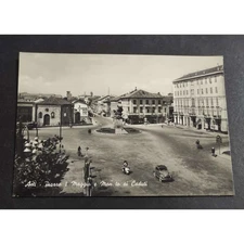 Cartolina Asti - Piazza I Maggio e Monumento ai Caduti