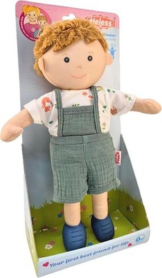 Heless 58 - Stoffpuppe Paul 32 cm Kinderpuppe weich Stoff Spielzeug Junge Puppe