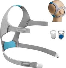 F20 1 Pack CPAP Headgear for Resmed Airfit F20 with Magnetic Clips, Replacement