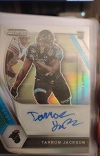 2021 Panini Prizm Draft Picks - Draft Picks Autographs Tarron Jackson...