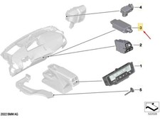 BMW iX I20 Temperatursensor 61315A4E419 NEU ORIGINAL