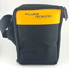 Fluke Networks Black/Yellow Zippered Test Equipment Case w/ Strap, Soft Case