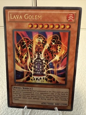 Lava Golem SDMA-EN014 Marik 1st Edition Ultra Rare