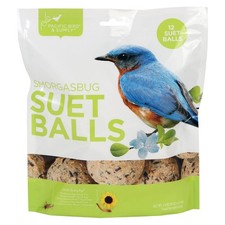 Suet Balls for Wild Birds 12 Pack of HighEnergy Feeders