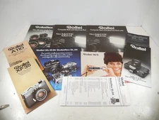 VINTAGE ROLLEI ASSORTED BROCHURE LOT OF 10 & 1973 PRICE LIST
