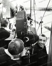 8x10 Print Sean Connery Behind the Camera on the set of Goldfinger UA 1964 #HEG
