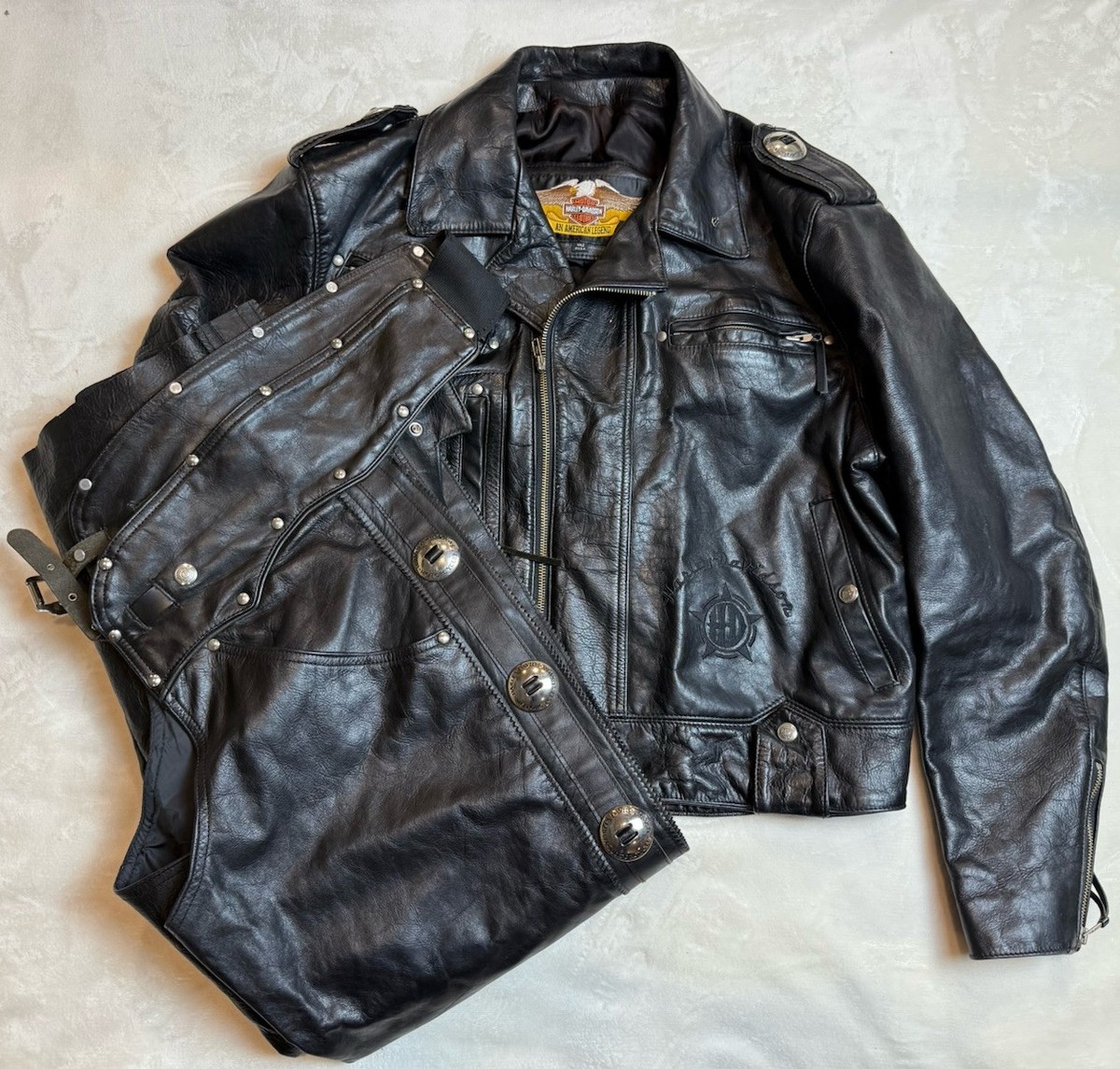ジャケット・アウター 90s harley davidson 2way leather jacket RARE Vintage 90s Harley Davidson Leather Jacket – The Igala NYC