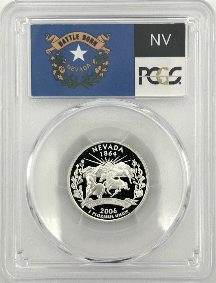 2006 S State Proof SILVER PCGS 70 Five Coin Quarter Set - Image 2 of 4