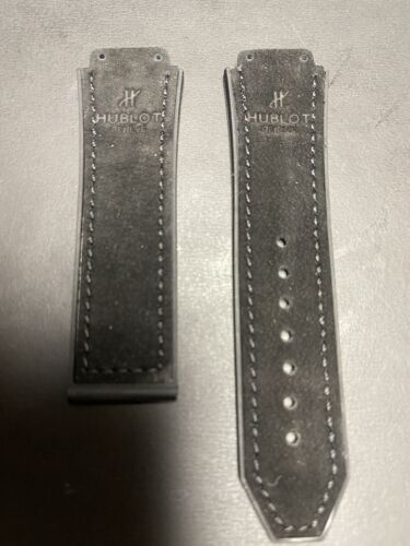 Authentic Hublot 26mm x 22mm Black Rubber Watch Strap Band 6 Authentic Hublot 26mm x 22mm Black Rubber Watch Strap Band 6