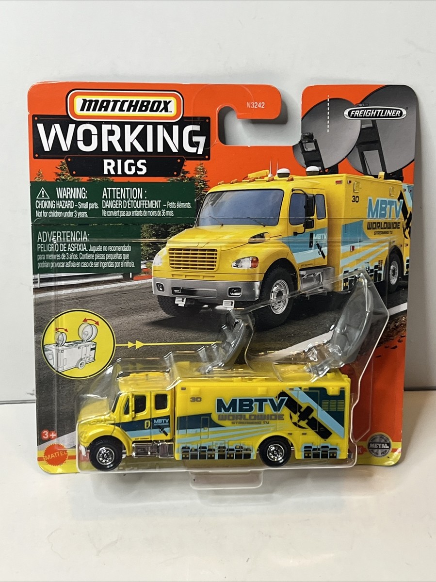 Matchbox Working Rigs Freightliner M2 106 Satellite Truck MBTV