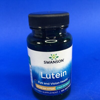 Swanson Lutein Eye and Vision Health High Potency 120 Softgels
