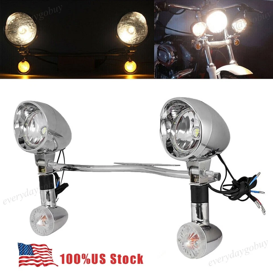 Barra de luz de señales de giro de paso para Kawasaki Vulcan VN 800 900 1500 1600 1700 Foto 2 de 4