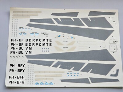 Boeing 747 KLM - Brasil Decals BD144-45 1/144 | eBay
