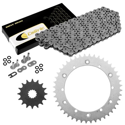 O-Ring Drive Chain & Sprockets Kit for Yamaha Tt500 XT500 1977-1981