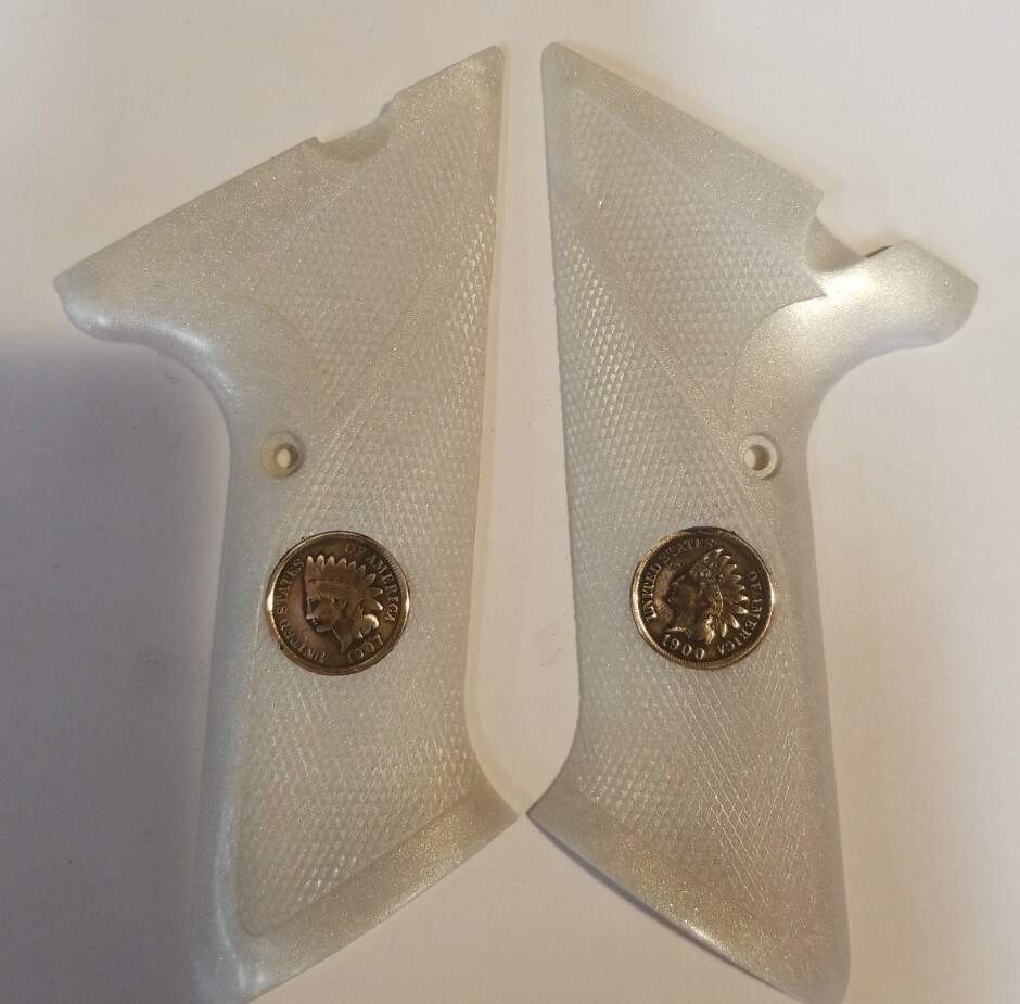 High Standard sport king, supermatic,102,103,104 grips pearl with