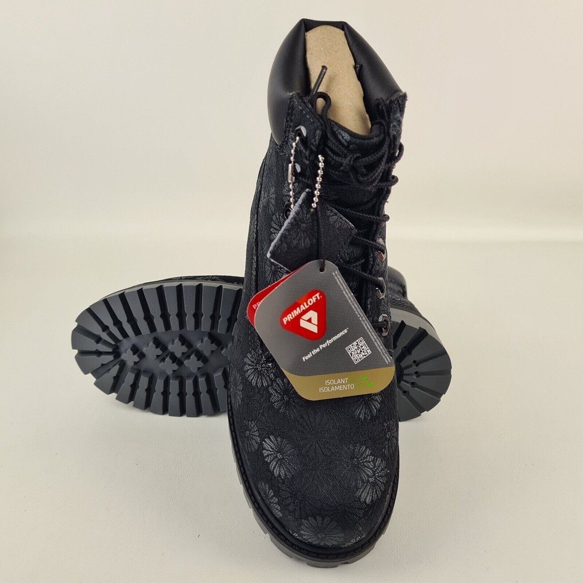 Timberland 6 IN Classic Boots TB0A177S Floral Hiking Black Sz 6.5