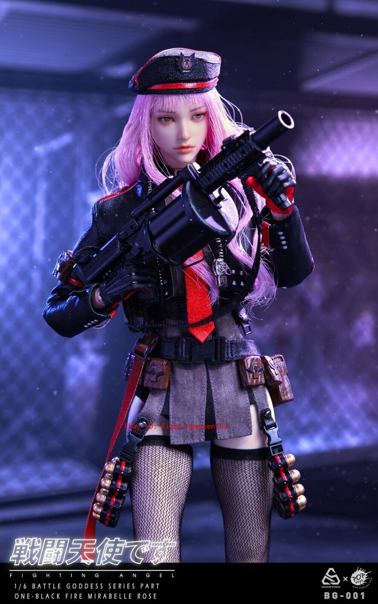 POPTOYS BG-001 Battle Angel Black Fire Mirabelle Rose 1/6 Action