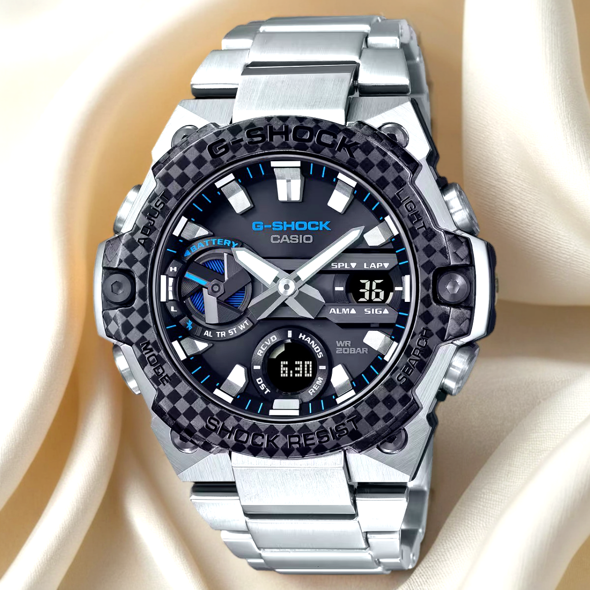 G-SHOCK CASIO GST-B400XD-1A2JF G-STEEL Carbon Core Guard Bluetooth