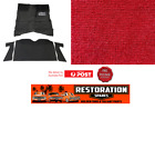 <!--F#f_0-->HOLDEN HQ HJ HX HZ WB UTE & 1 TON MOULDED USA RED PLUSH CARPET KIT F&R+CABWALL<!--F/-->