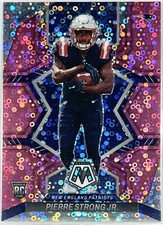 Pierre Strong JR Rookie Pink Sparkle /20 2022 Panini Mosaic Football #323