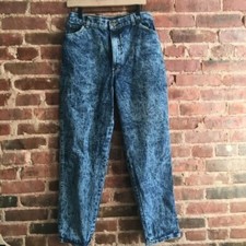 VTG PS Gitano Acid Wash Mom Jeans Size 16 100 Cotton