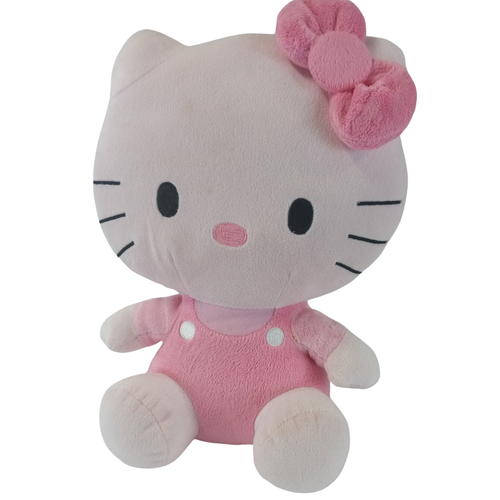 Hello Kitty Plush Doll 12" Pink Overalls with Bow - Picture 8 of 8