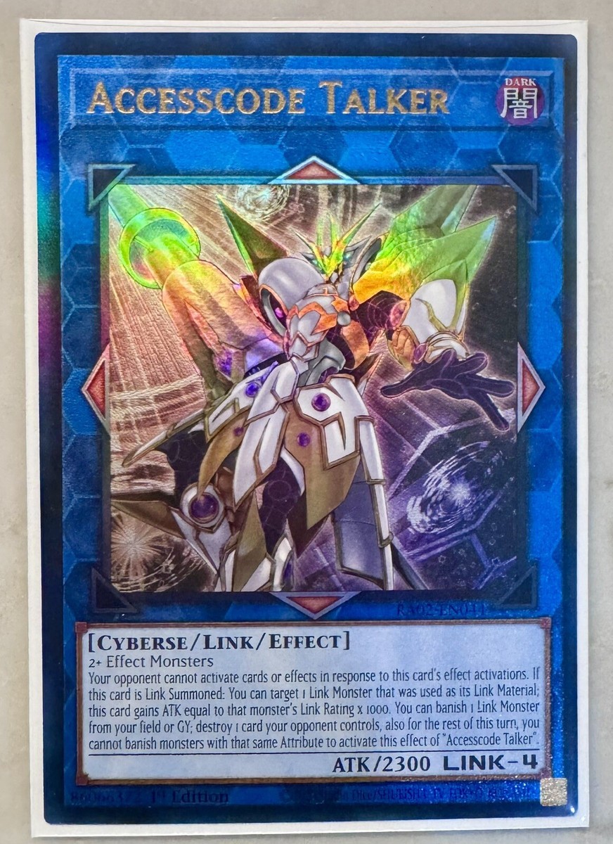 Accesscode Talker 1st Edition Prismatic Ultimate Rare RA02-EN044