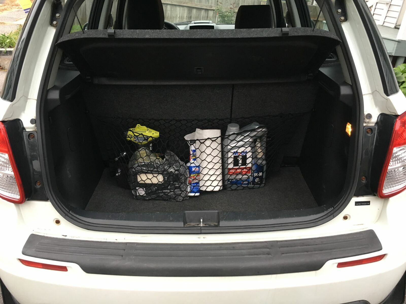 Rear Trunk Envelope Style Mesh Organizer Cargo Net for SUZUKI SX4 2007 ...