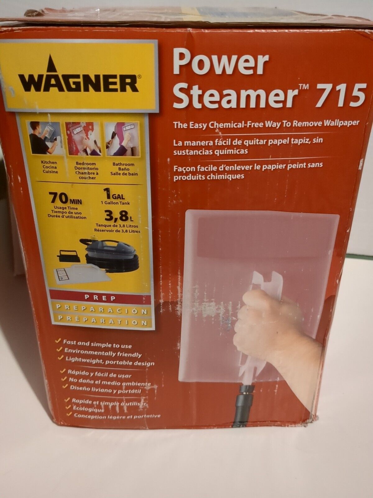 Wagner Power Steamer 715 Easy Chemical Free Wat To Remove Wallpaper | eBay