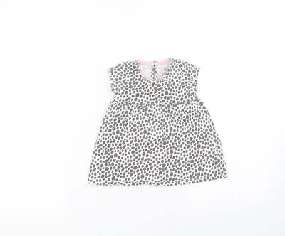 F&F Baby weiß Tier Baumwollmischung A-Linie Größe 3-6 Monate