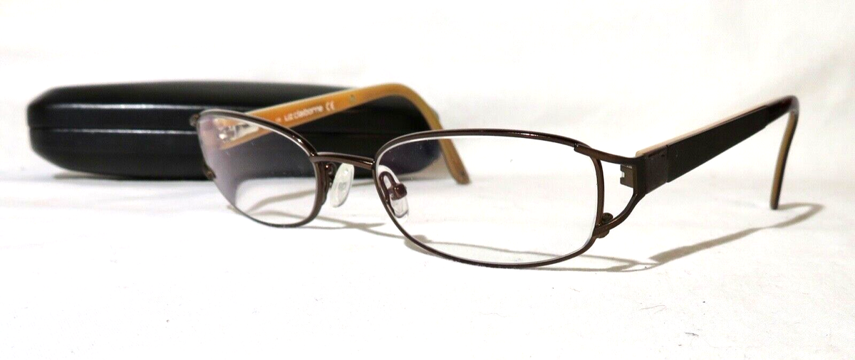 Liz Claiborne Eyeglass Frames 51-17-135 Brown eyewear  display picture 3