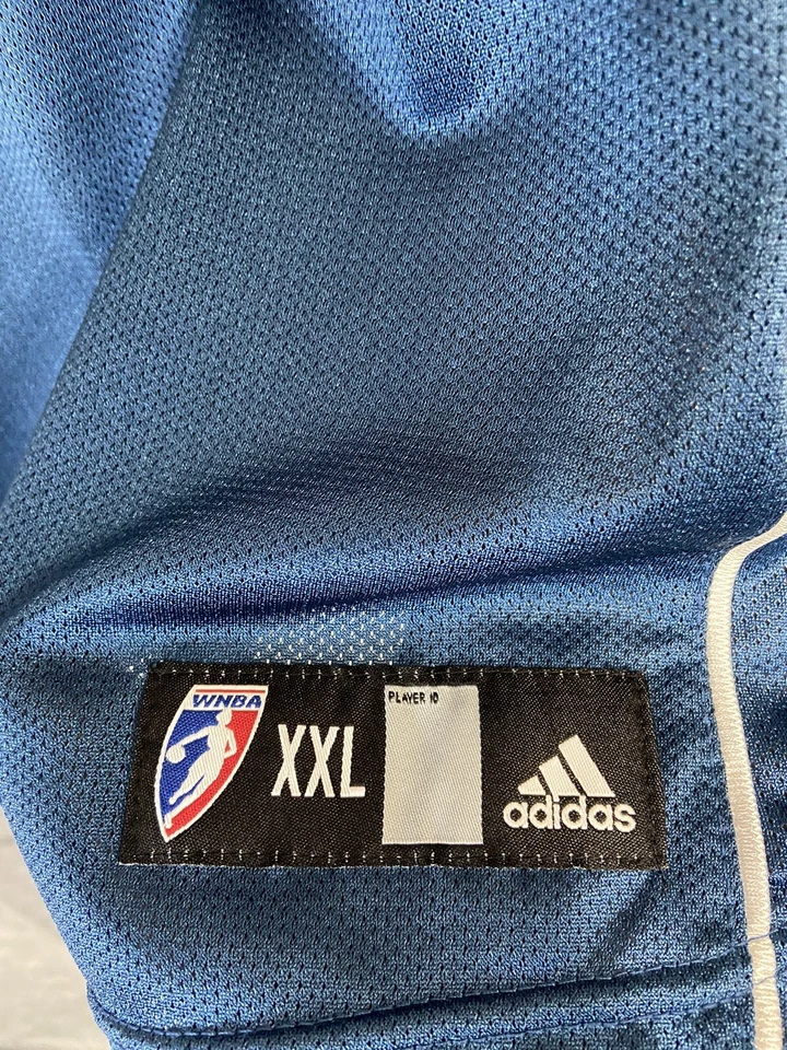 Crystal Langhorne #1 Autographed Washington Mystics WNBA Adidas Signed Jersey  - Image 3 of 4