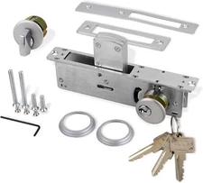 Storefront Door Mortise Lock Bolt Deadbolt w/ 2 Cylinders Adams Rite Cam SC1-TT