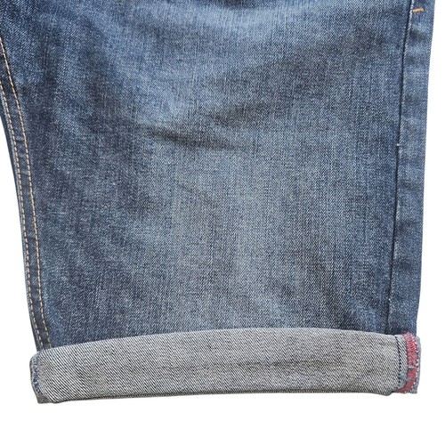 Men's DIESEL INDUSTRY Premium SLIM Fit Blue DENIM Shorts Size 32-34 M-L *VGC* - Imagen 4 de 9