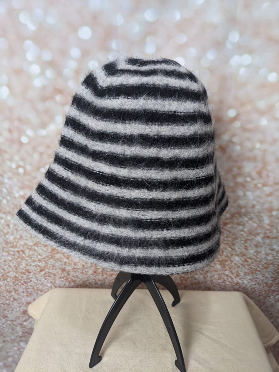 WOMEN\'S 100% Wool Bucket Hat Angola Grey Angora And Wool Women main image 3