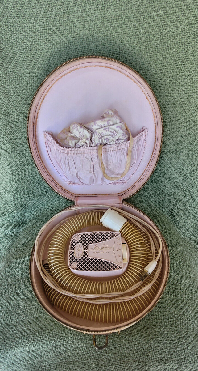 VINTAGE BONNET HAIR DRYER 1960's Lady Sunbeam